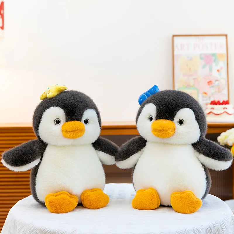 Lifelike Cute Penguin Plush Toy – Soft Stuffed Animal, Polar World Aquarium Gift & Marine Park Souvenir for Kids